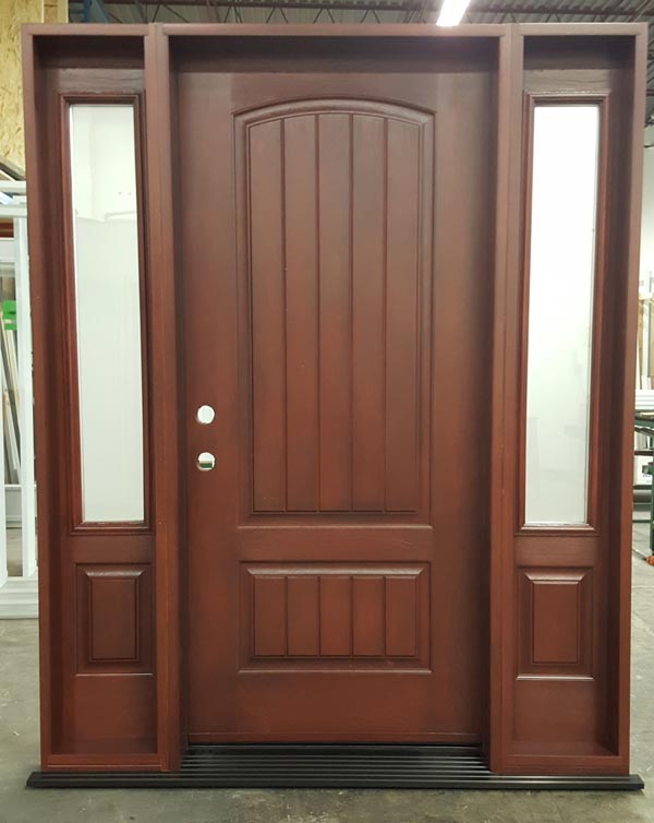 Double with glass sidelights #207