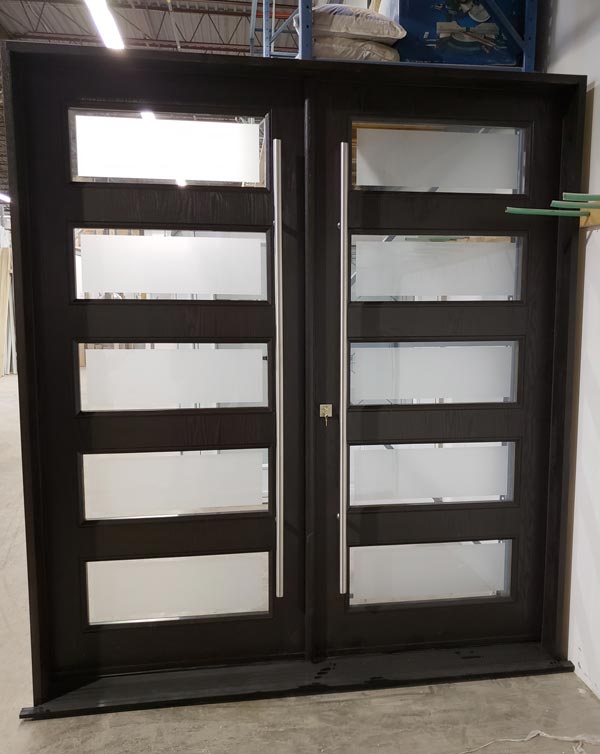 Double with glass inserts #213